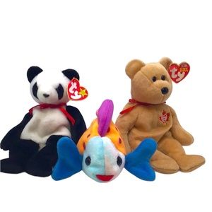 👠 TY Bundle of Beanie Babies - 3pc.